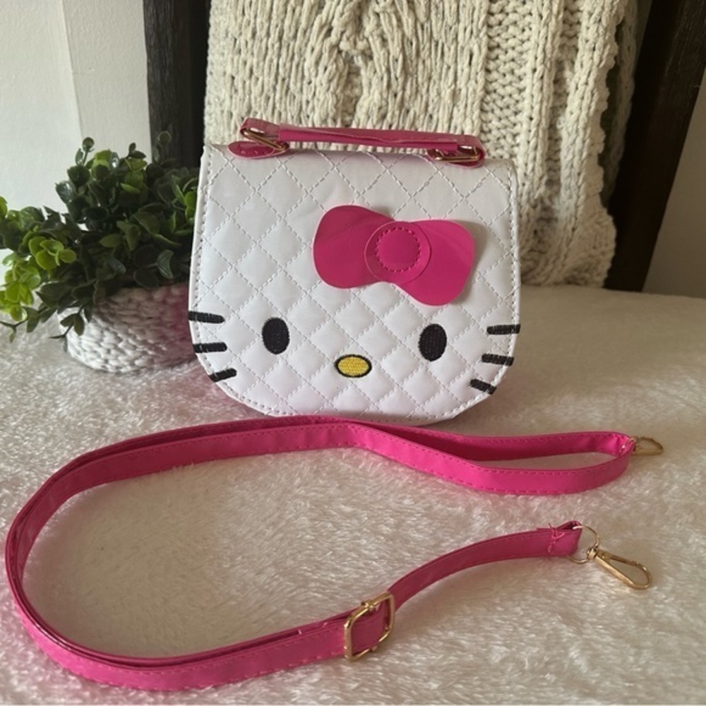 Hello Kitty White and Pink Crossbody Bag - Picture 3 of 7